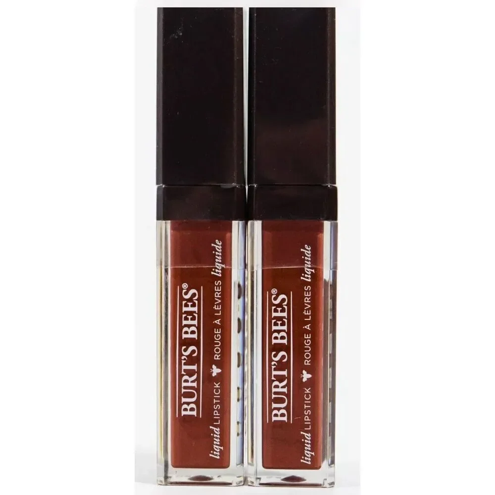 2 Burts Bees 100% Natural Liquid Lipstick‎ - #804 PEONY PUDDLE